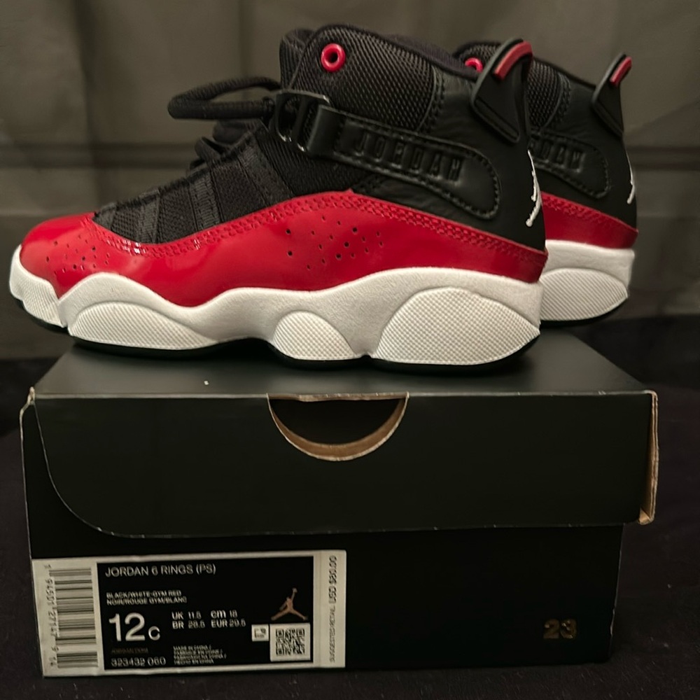 Jordan 6 Rings Size 12c (Kids Size)